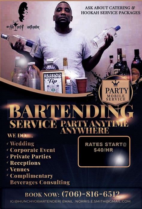 Specialties: <strong>Professional Bartending School/Atlanta Bartending</strong> School is licensed by the post-secondary Georgia Board of Education making every graduate certified in mixology upon course completion. . Bartending jobs atlanta